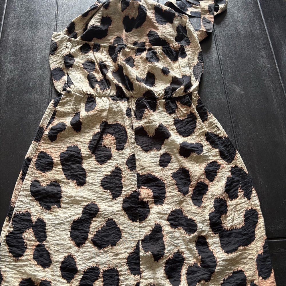 H&M leopard print dress.
